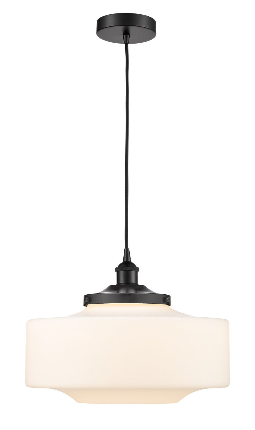 Innovations Downtown Urban 616-1PH-BK-G691-16 Pendant Light - Matte Black