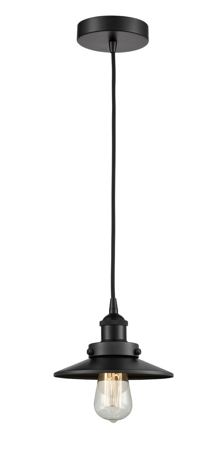 Innovations Downtown Urban 616-1PH-BK-M6-BK Pendant Light - Matte Black