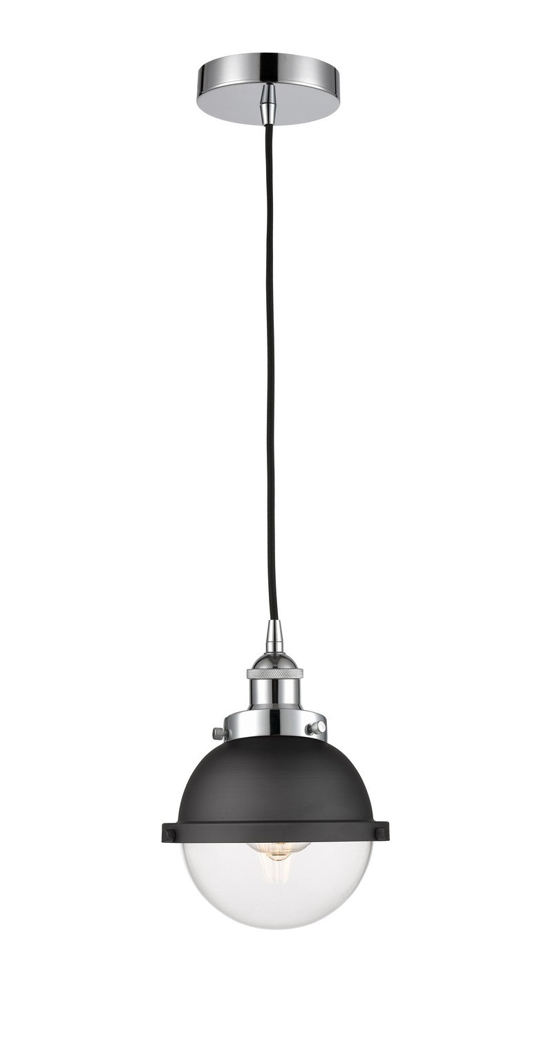 Innovations Downtown Urban 616-1PH-PC-HFS-62-BK Pendant Light - Polished Chrome
