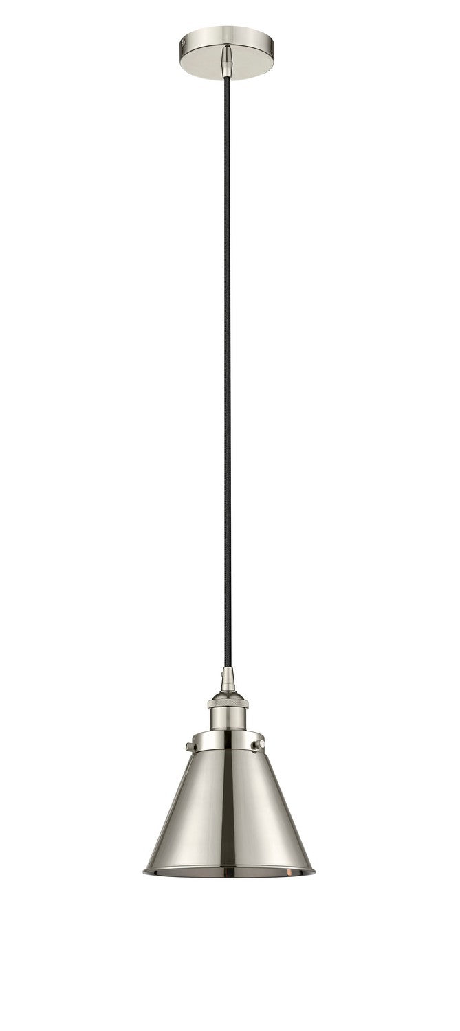 Innovations Downtown Urban 616-1PH-PN-M13-PN Pendant Light - Polished Nickel