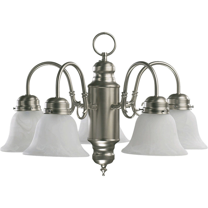 Quorum 6429 Nooks 6429-5-65 Chandelier Light - Satin Nickel