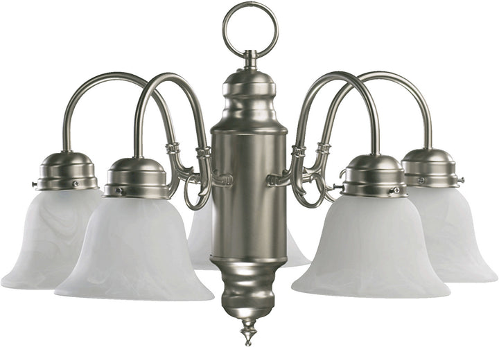 Quorum 6429 Nooks 6429-5-65 Chandelier Light - Satin Nickel