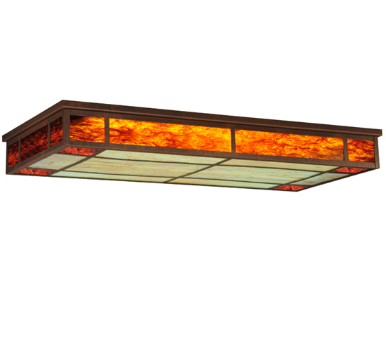 Meyda Tiffany Blaze 134184 Ceiling Light - Red Rust