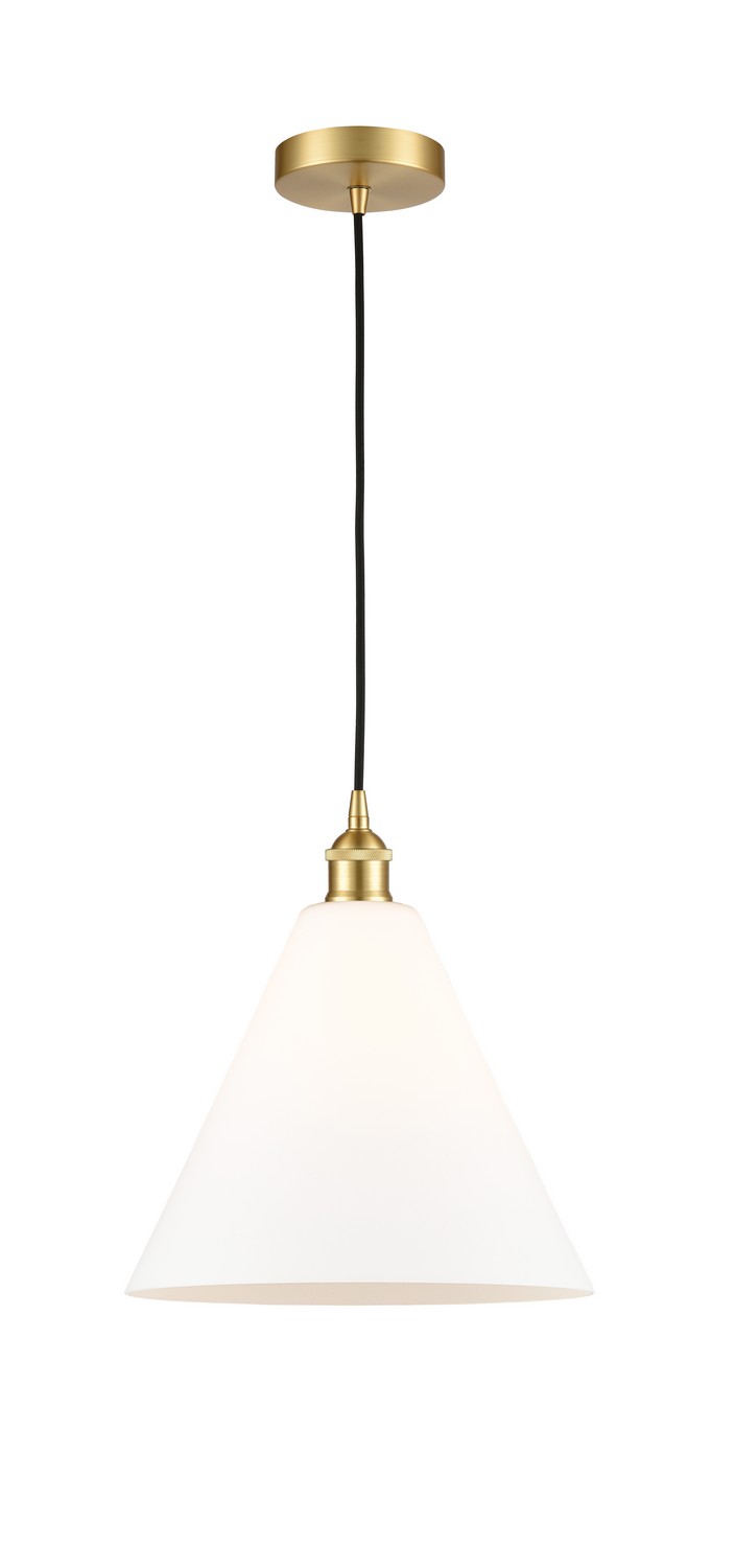 Innovations Downtown Urban 616-1P-SG-GBC-121 Pendant Light - Satin Gold