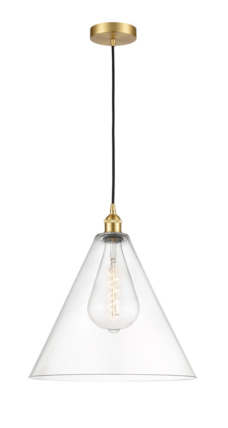Innovations Downtown Urban 616-1P-SG-GBC-162 Pendant Light - Satin Gold