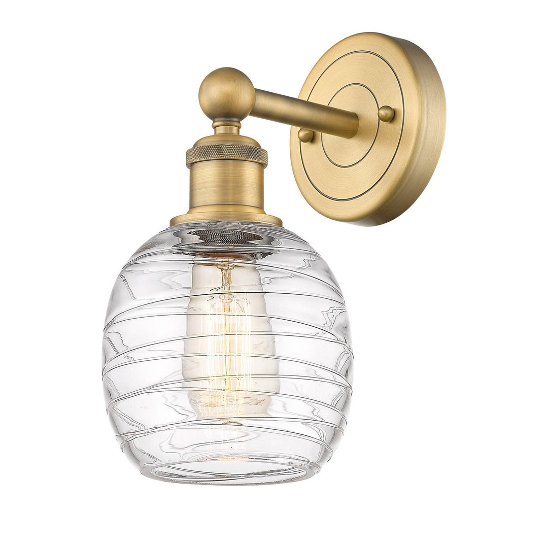 Innovations Edison 616-1W-BB-G1013 Wall Sconce Light - Brushed Brass