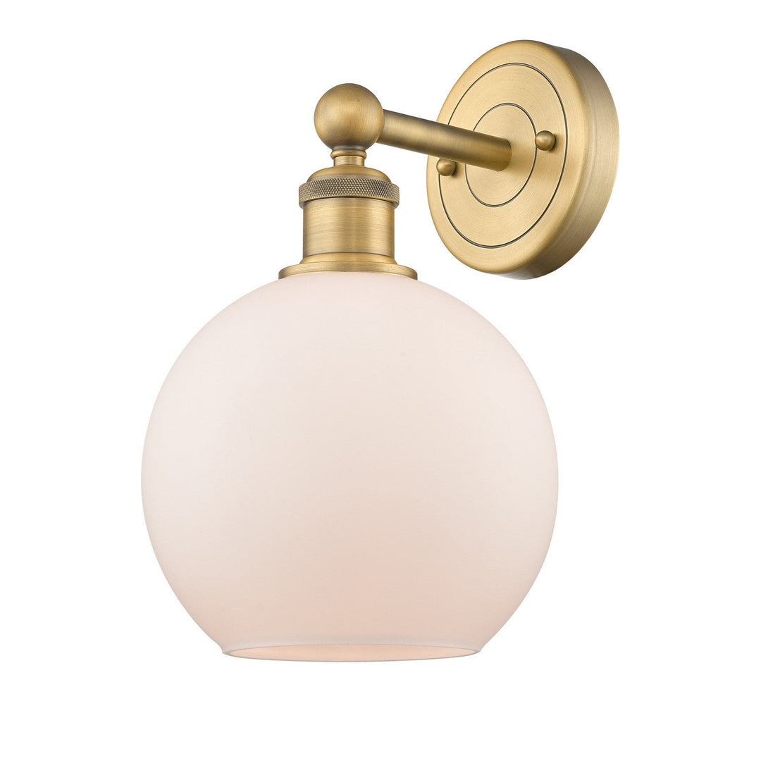 Innovations Downtown Urban 616-1W-BB-G121-8 Wall Sconce Light - Brushed Brass