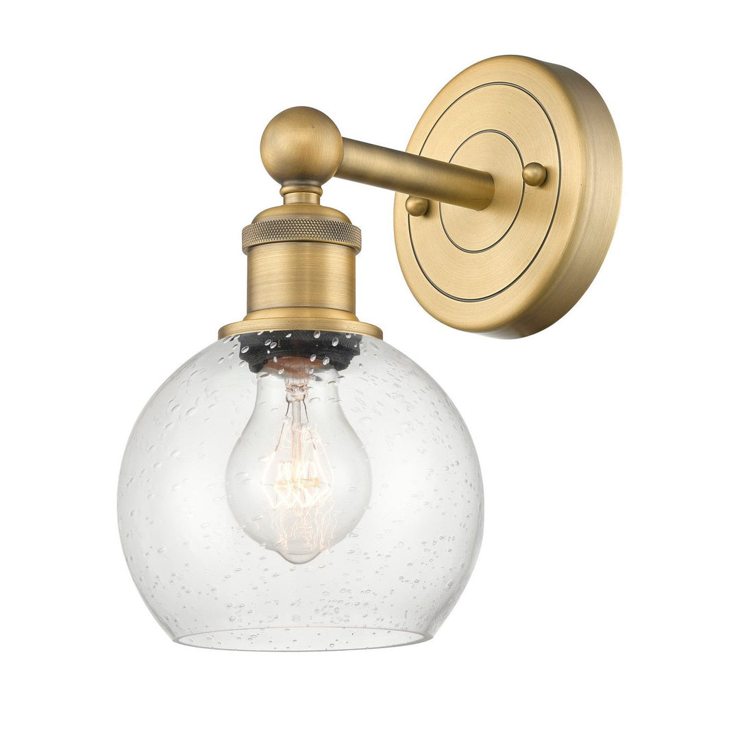 Innovations Edison 616-1W-BB-G124-6 Wall Sconce Light - Brushed Brass