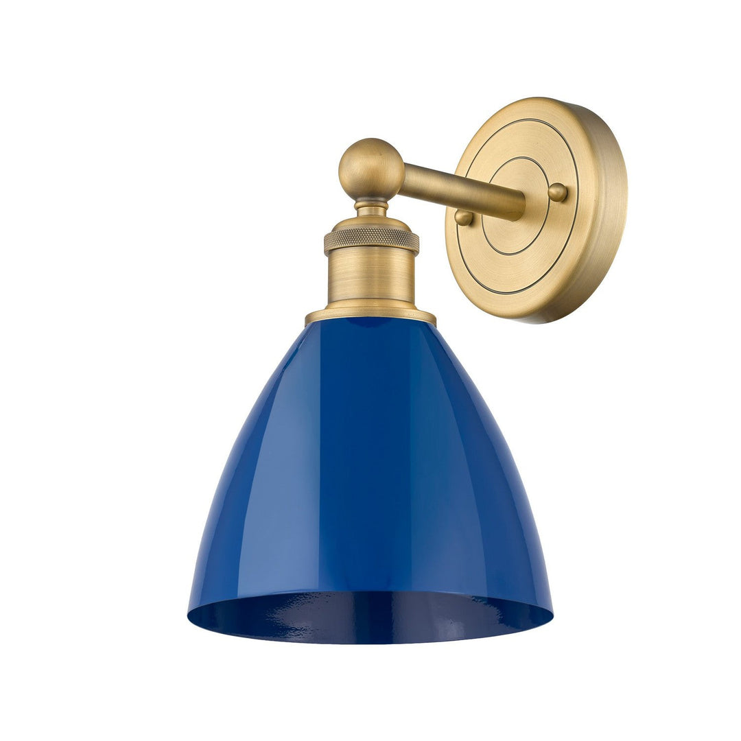 Innovations Downtown Urban 616-1W-BB-MBD-75-BL Wall Sconce Light - Brushed Brass