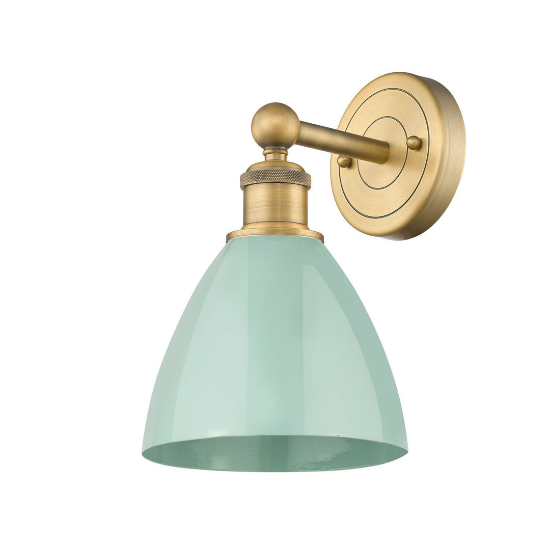 Innovations Downtown Urban 616-1W-BB-MBD-75-SF Wall Sconce Light - Brushed Brass