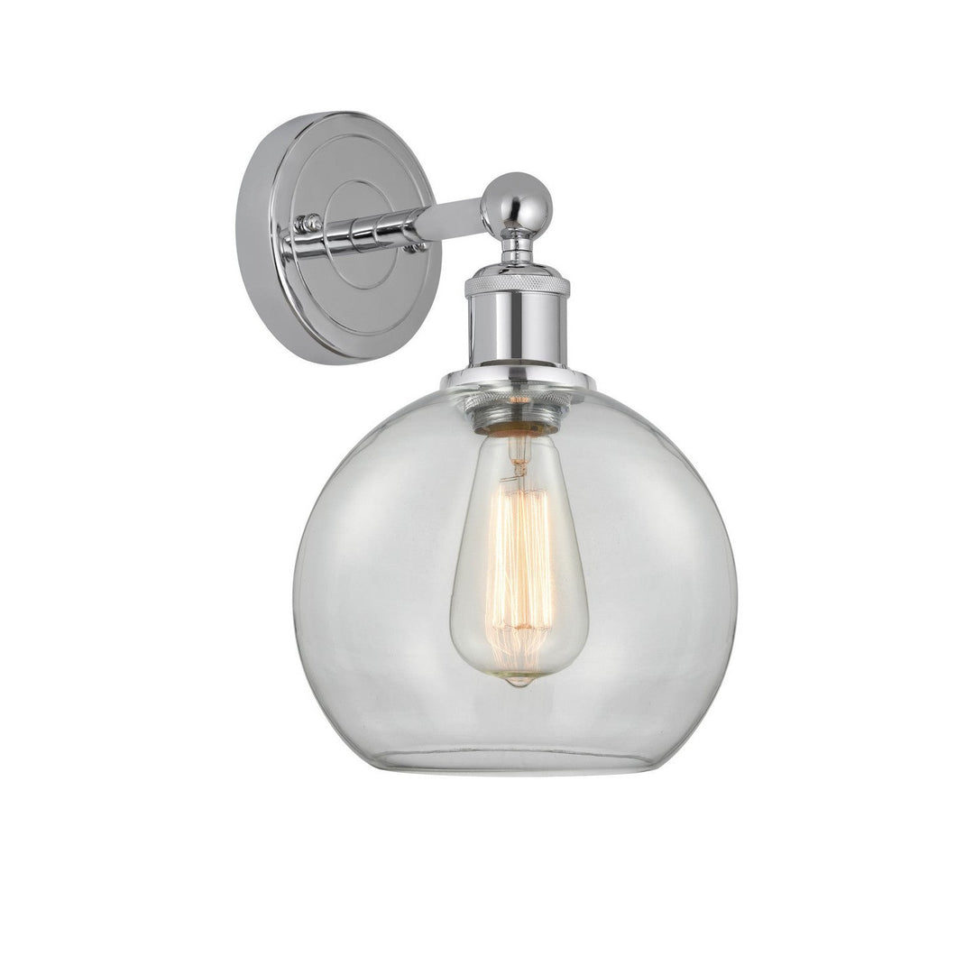 Innovations Downtown Urban 616-1W-PC-G122-8 Wall Sconce Light - Polished Chrome