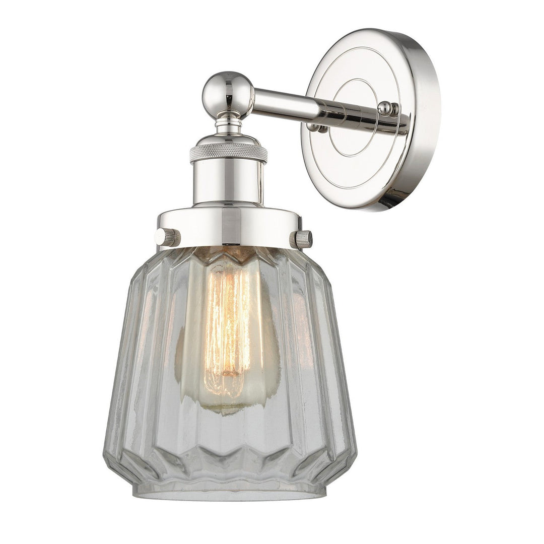 Innovations Edison 616-1W-PN-G142 Wall Sconce Light - Polished Nickel