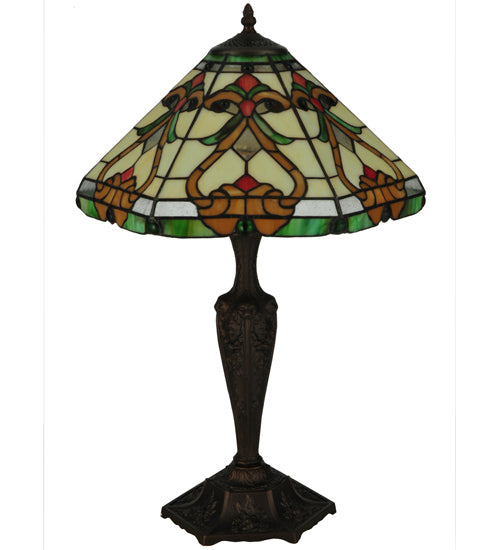 Meyda Tiffany Lighting 134249 Middleton One Light Table Base Lamp Bronze / Dark