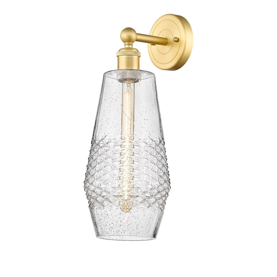 Innovations Downtown Urban 616-1W-SG-G684-7 Wall Sconce Light - Satin Gold