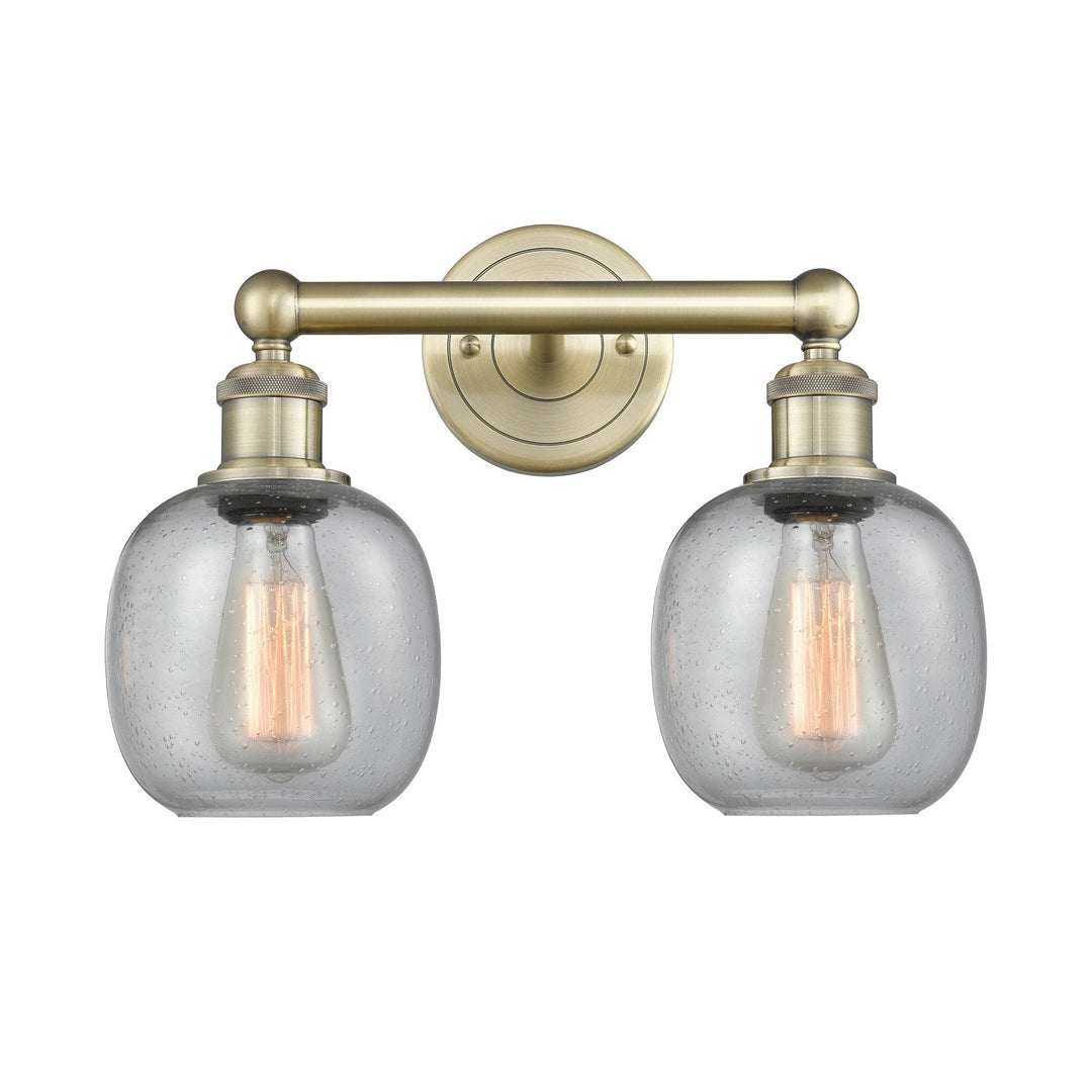 Innovations Edison 616-2W-AB-G104 Bath Vanity Light 15 in. wide - Antique Brass