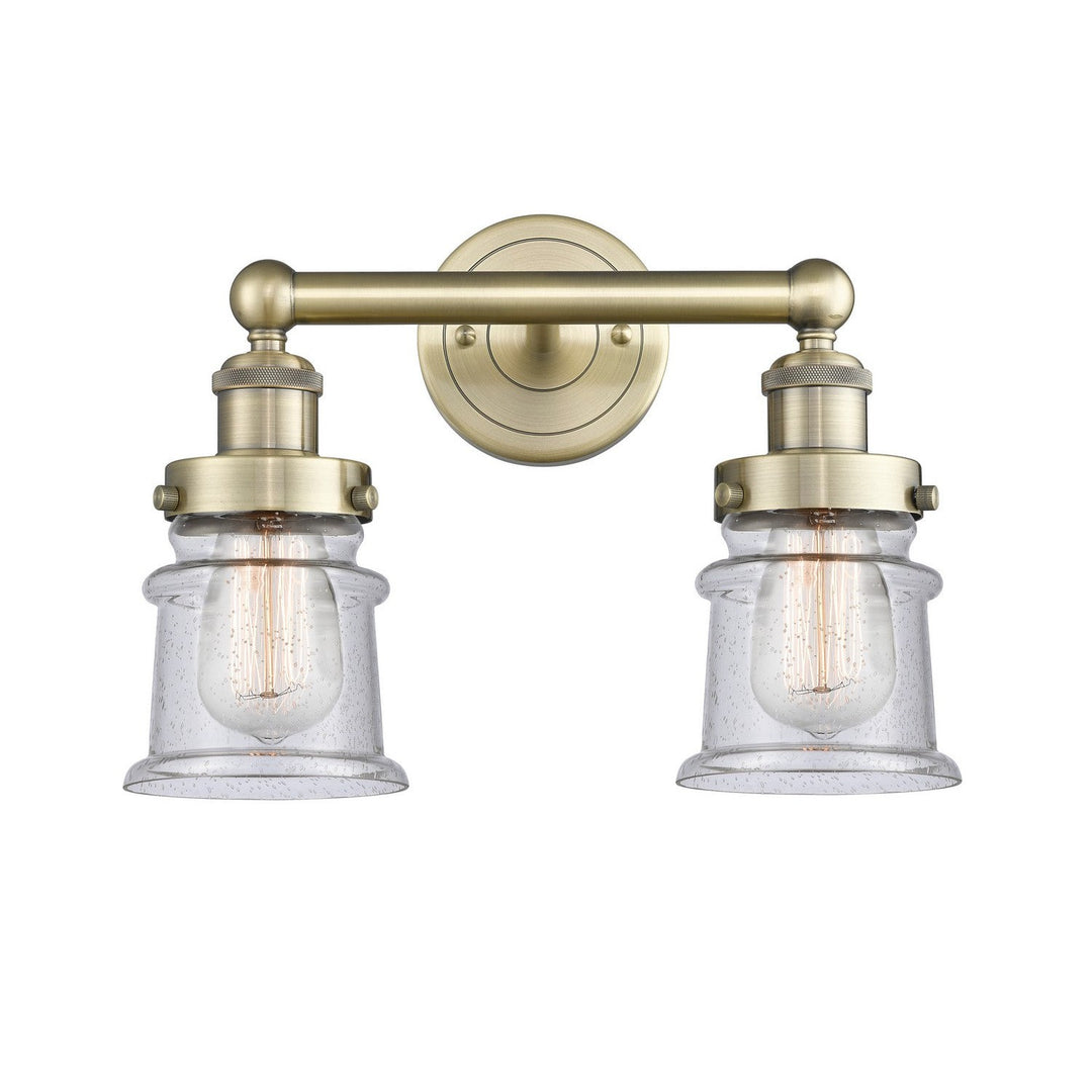 Innovations Edison 616-2W-AB-G184S Bath Vanity Light 15 in. wide - Antique Brass