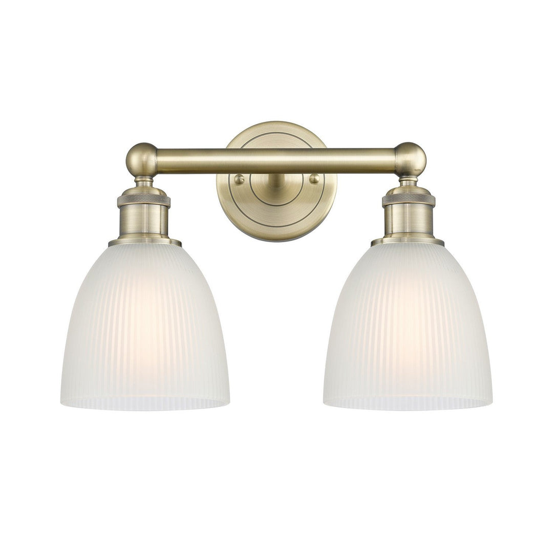 Innovations Edison 616-2W-AB-G381 Bath Vanity Light 15 in. wide - Antique Brass