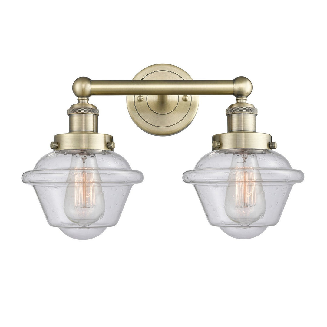 Innovations Edison 616-2W-AB-G534 Bath Vanity Light 16 in. wide - Antique Brass