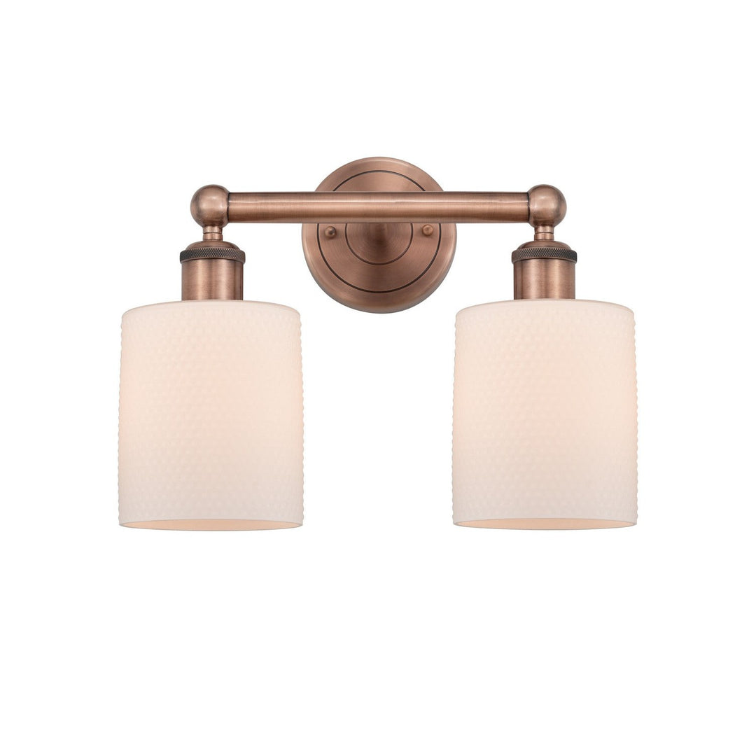 Innovations Edison 616-2W-AC-G111 Bath Vanity Light 14 in. wide - Antique Copper