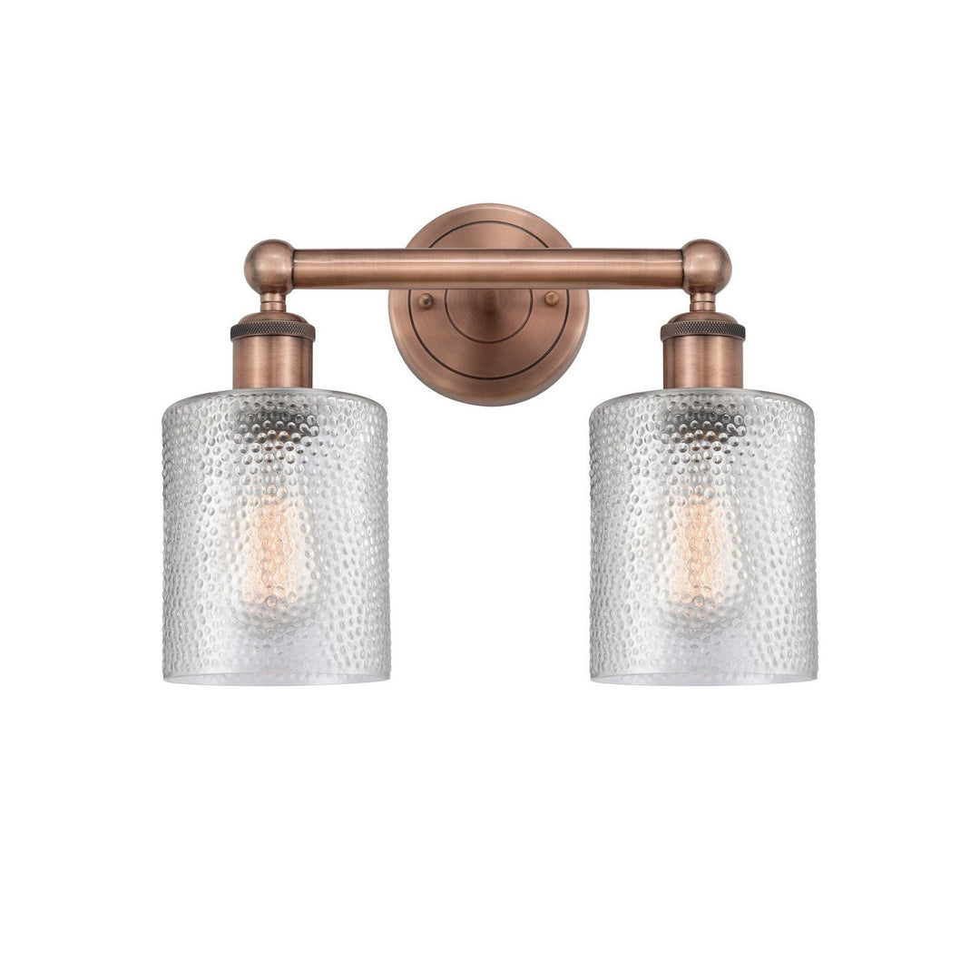 Innovations Edison 616-2W-AC-G112 Bath Vanity Light 14 in. wide - Antique Copper