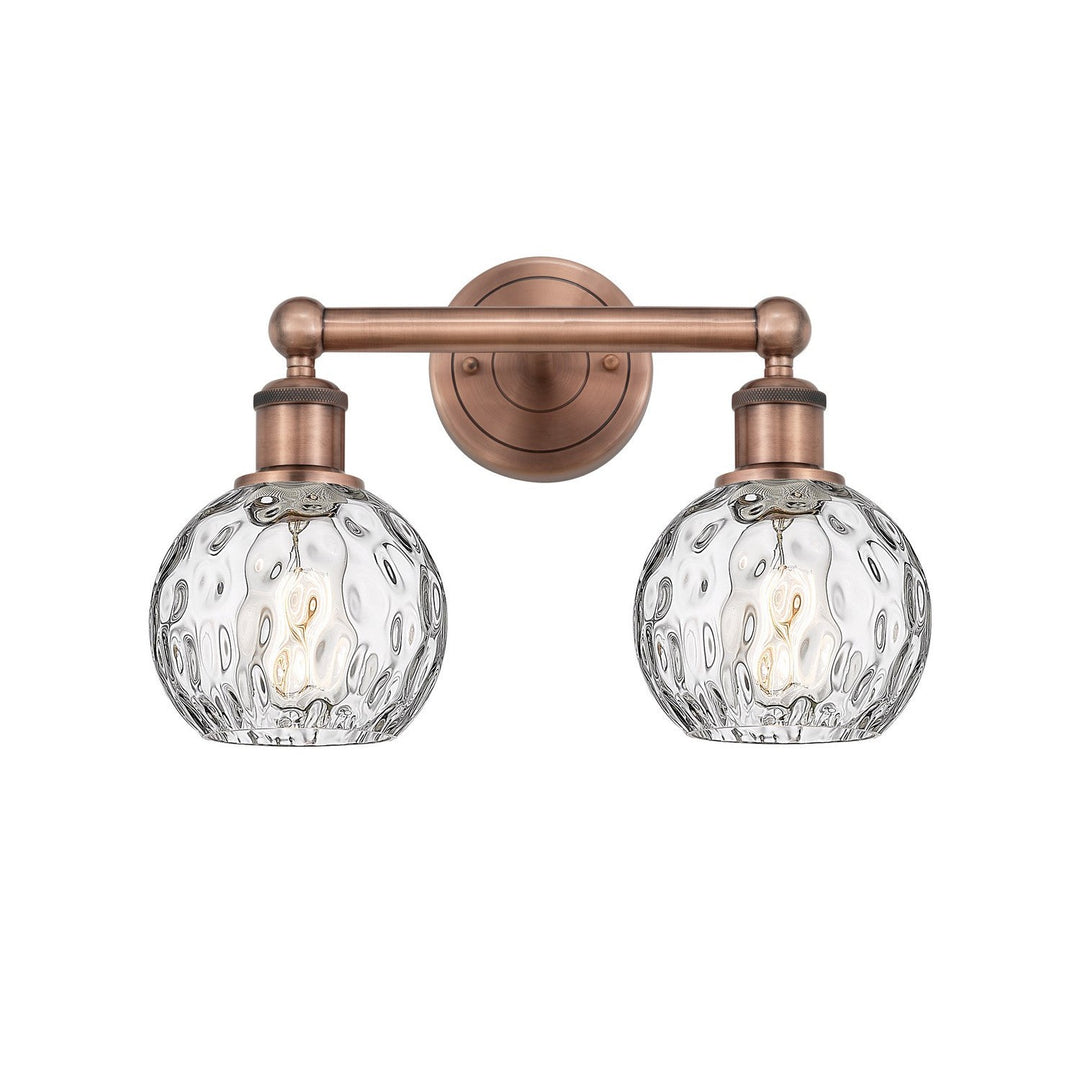 Innovations Edison 616-2W-AC-G1215-6 Bath Vanity Light 15 in. wide - Antique Copper