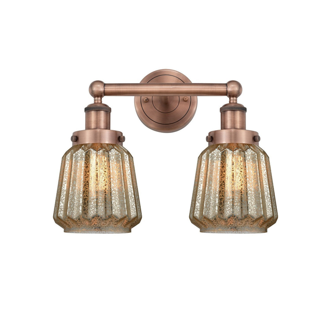 Innovations Edison 616-2W-AC-G146 Bath Vanity Light 16 in. wide - Antique Copper