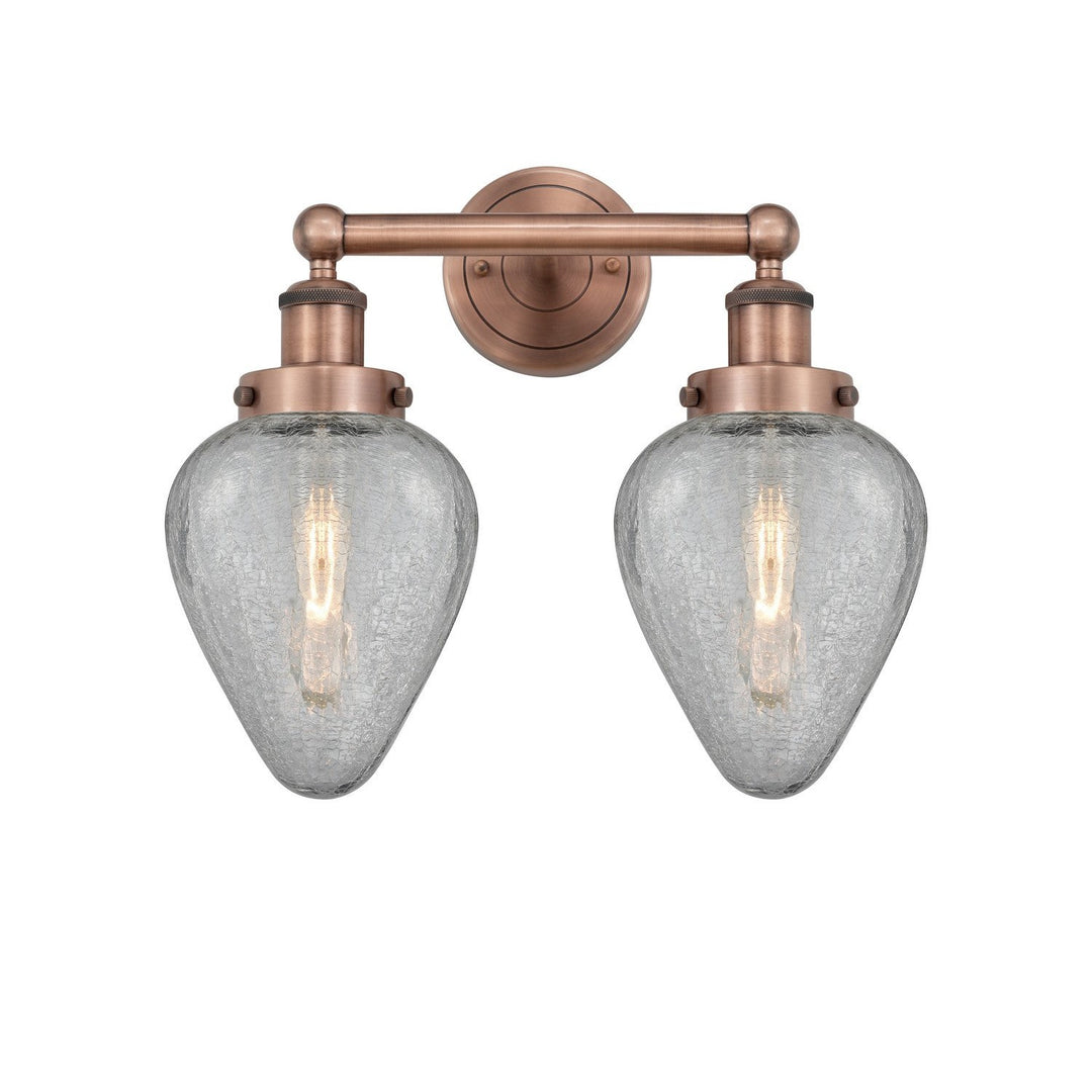 Innovations Edison 616-2W-AC-G165 Bath Vanity Light 15 in. wide - Antique Copper