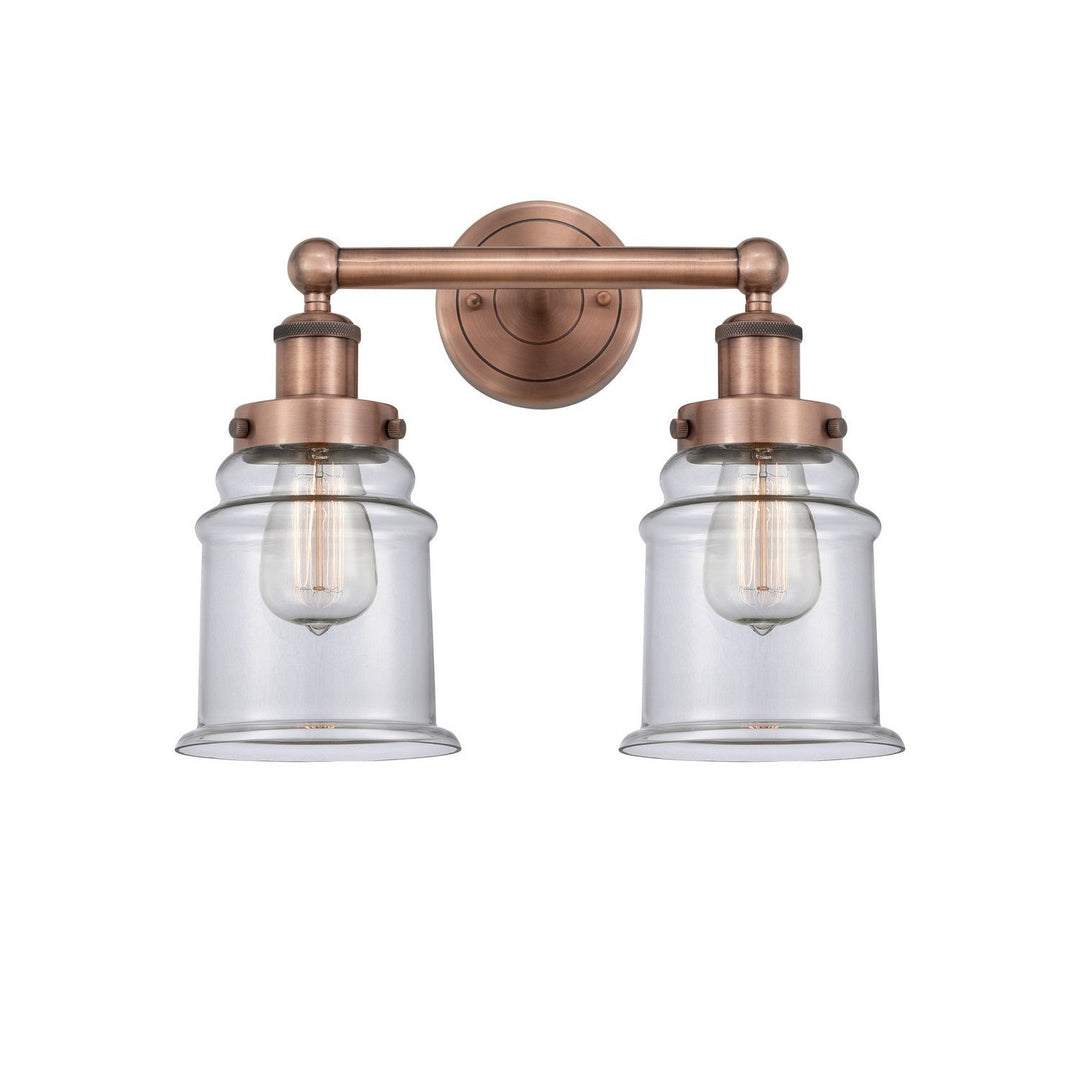 Innovations Edison 616-2W-AC-G182 Bath Vanity Light 15 in. wide - Antique Copper