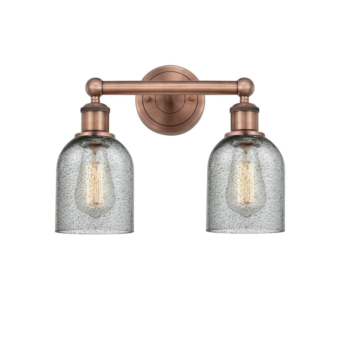 Innovations Edison 616-2W-AC-G257 Bath Vanity Light 14 in. wide - Antique Copper