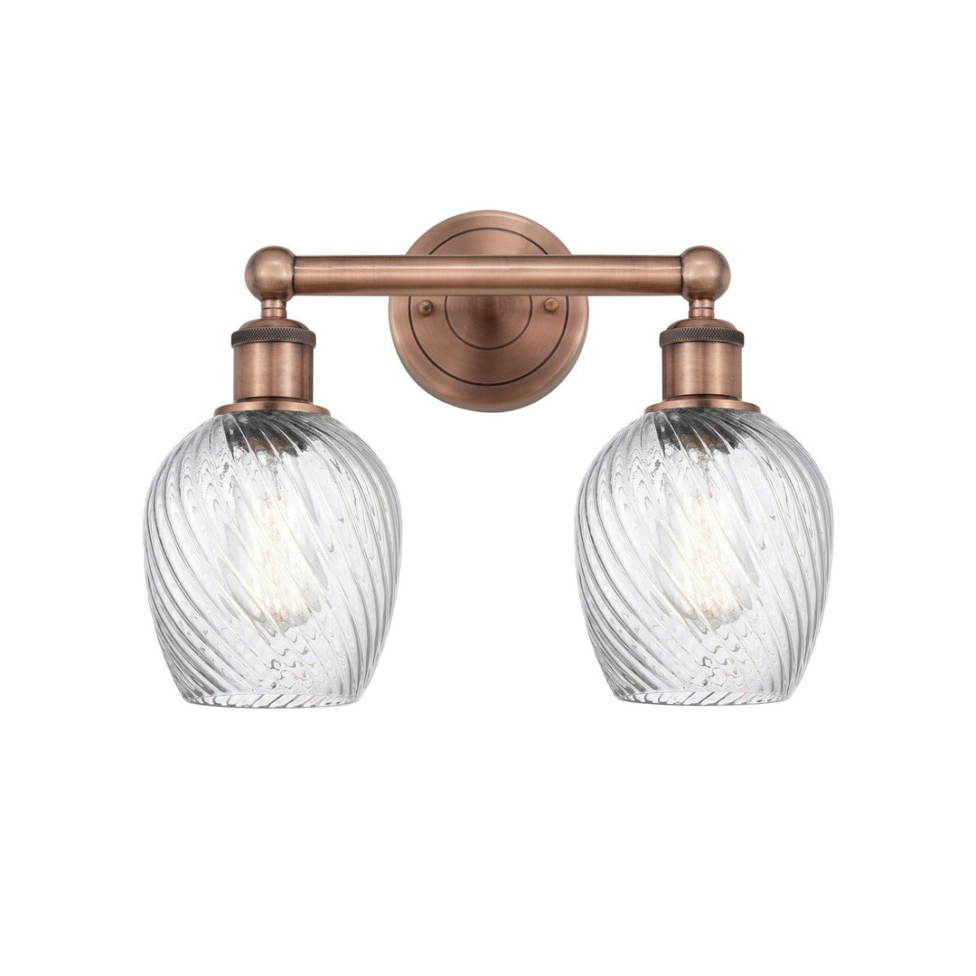 Innovations Edison 616-2W-AC-G292 Bath Vanity Light 14 in. wide - Antique Copper