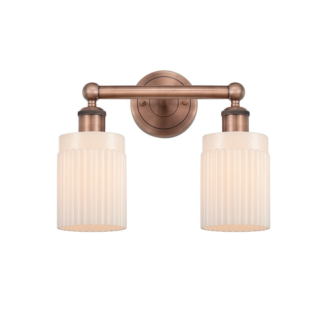 Innovations Edison 616-2W-AC-G341 Bath Vanity Light 14 in. wide - Antique Copper