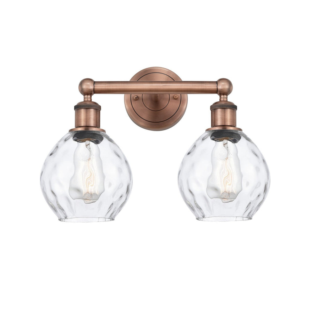 Innovations Edison 616-2W-AC-G362 Bath Vanity Light 15 in. wide - Antique Copper