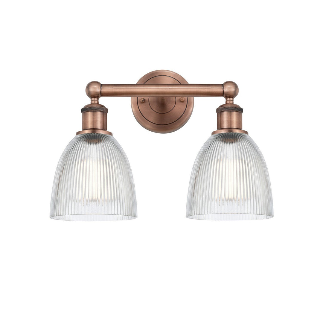 Innovations Edison 616-2W-AC-G382 Bath Vanity Light 15 in. wide - Antique Copper