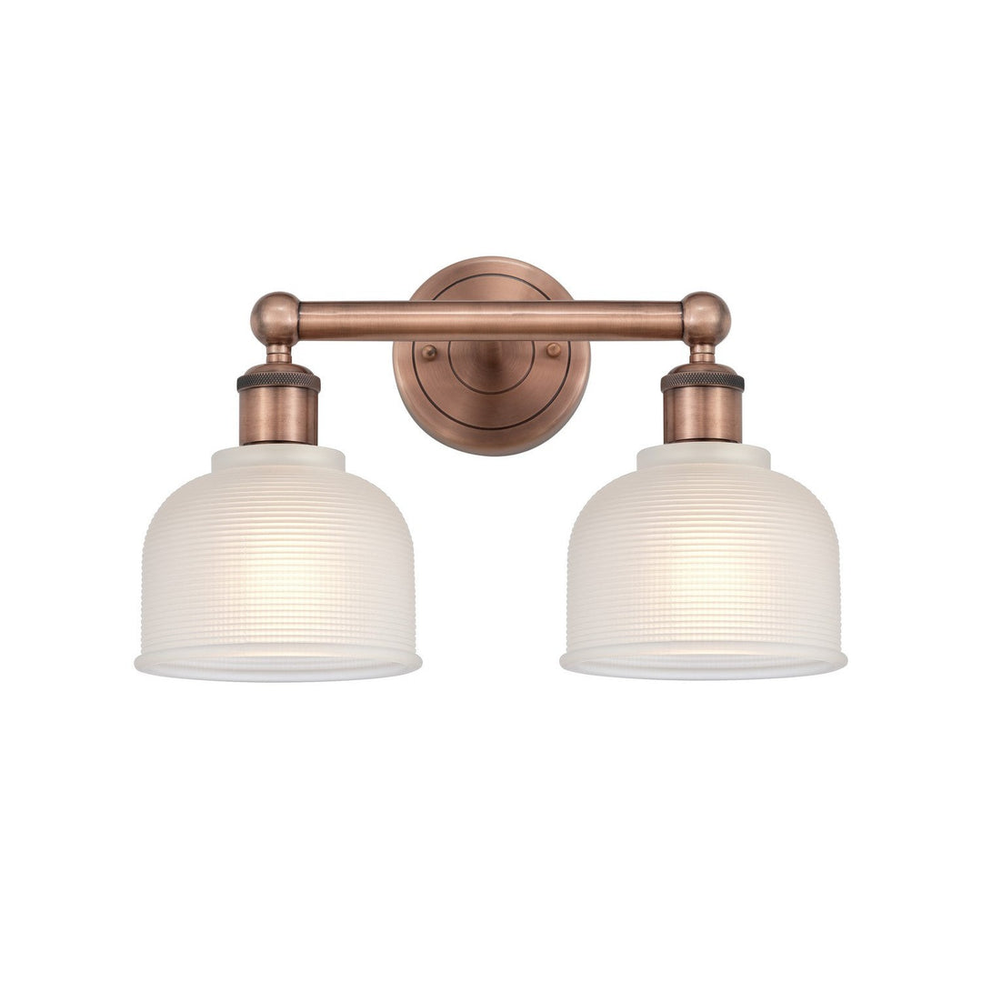 Innovations Edison 616-2W-AC-G411 Bath Vanity Light 15 in. wide - Antique Copper