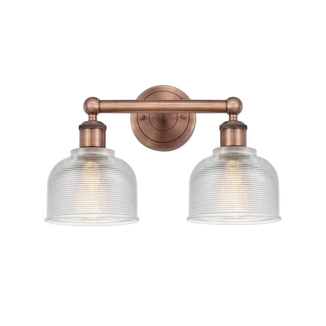 Innovations Edison 616-2W-AC-G412 Bath Vanity Light 15 in. wide - Antique Copper