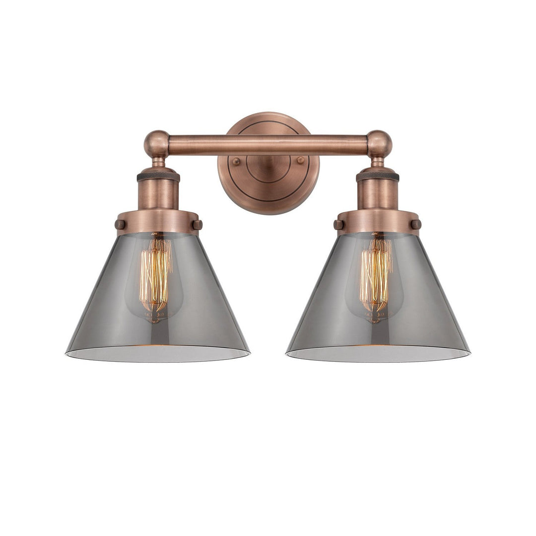 Innovations Edison 616-2W-AC-G43 Bath Vanity Light 16 in. wide - Antique Copper