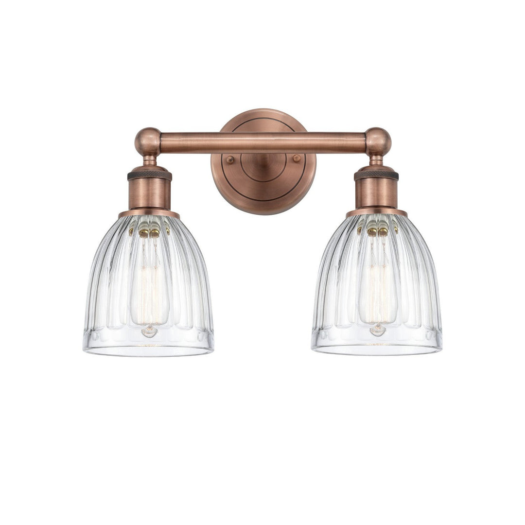 Innovations Edison 616-2W-AC-G442 Bath Vanity Light 15 in. wide - Antique Copper