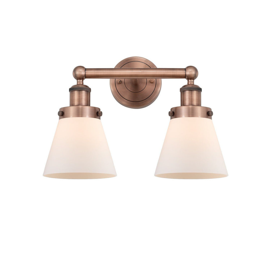 Innovations Edison 616-2W-AC-G61 Bath Vanity Light 16 in. wide - Antique Copper