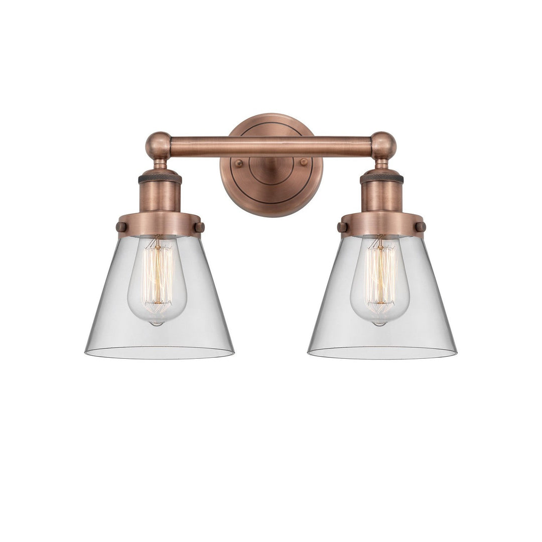 Innovations Edison 616-2W-AC-G62 Bath Vanity Light 16 in. wide - Antique Copper