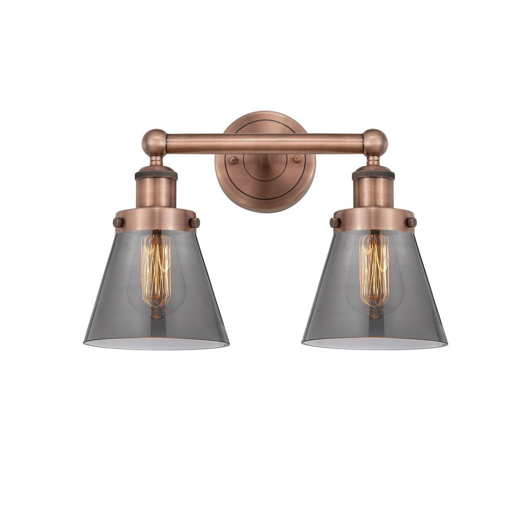 Innovations Edison 616-2W-AC-G63 Bath Vanity Light 16 in. wide - Antique Copper