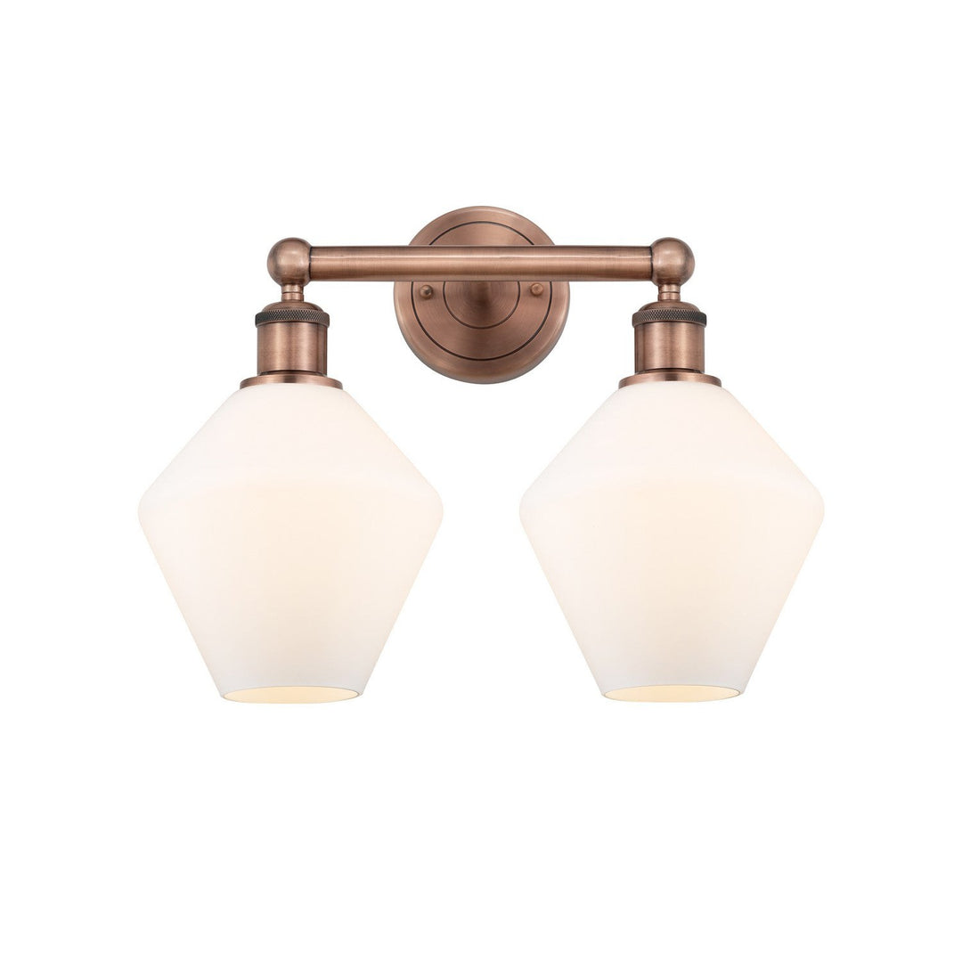 Innovations Downtown Urban 616-2W-AC-G651-8 Bath Vanity Light 17 in. wide - Antique Copper