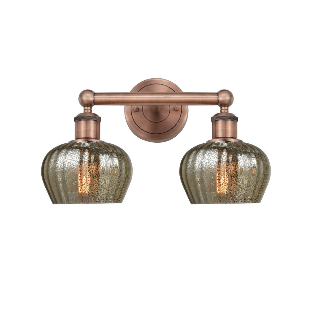 Innovations Edison 616-2W-AC-G96 Bath Vanity Light 16 in. wide - Antique Copper