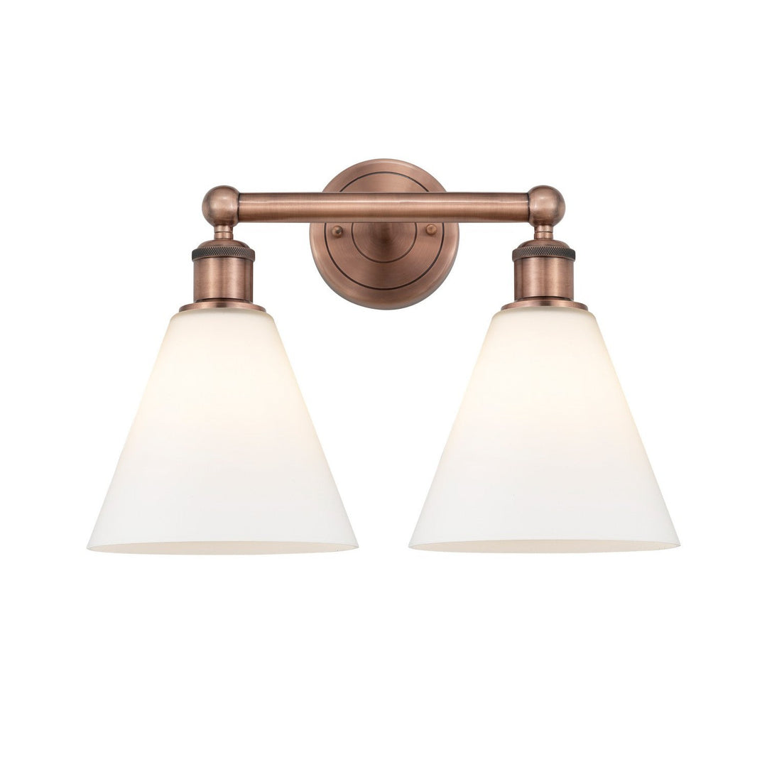 Innovations Downtown Urban 616-2W-AC-GBC-81 Bath Vanity Light 17 in. wide - Antique Copper