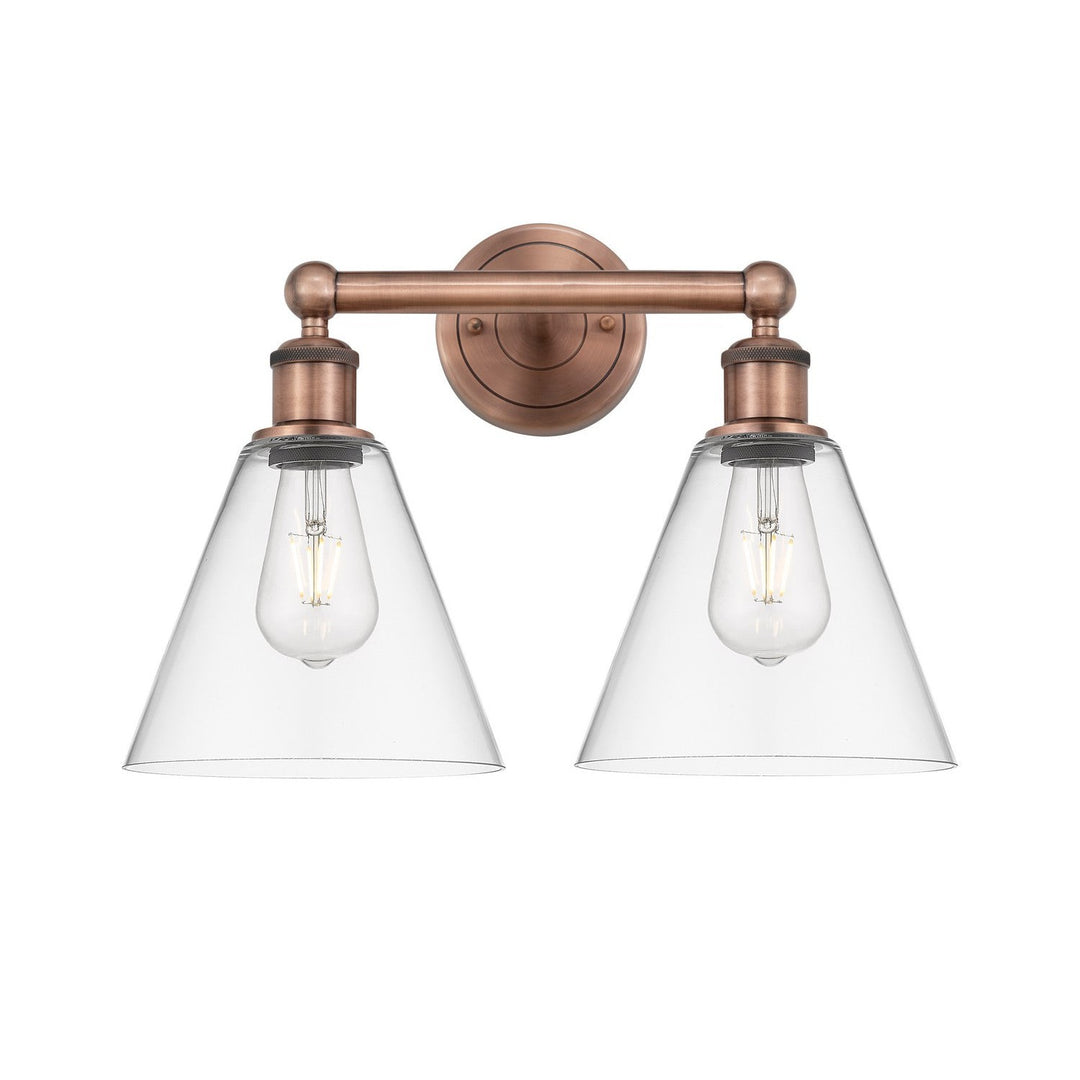 Innovations Downtown Urban 616-2W-AC-GBC-82 Bath Vanity Light 17 in. wide - Antique Copper