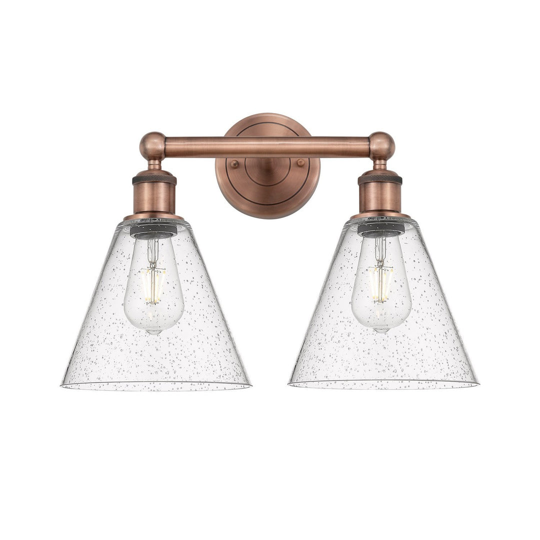 Innovations Downtown Urban 616-2W-AC-GBC-84 Bath Vanity Light 17 in. wide - Antique Copper