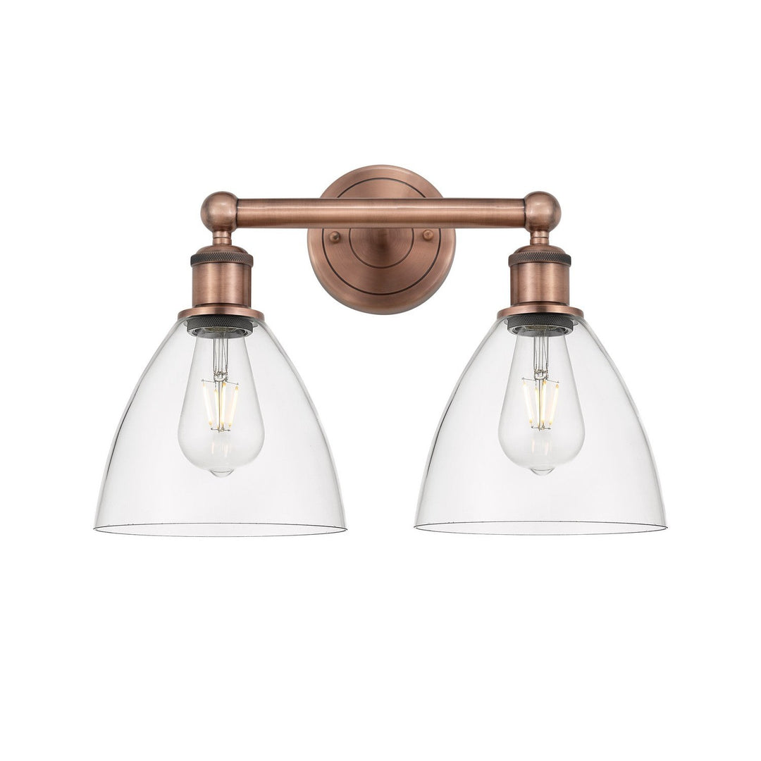 Innovations Edison 616-2W-AC-GBD-752 Bath Vanity Light 17 in. wide - Antique Copper