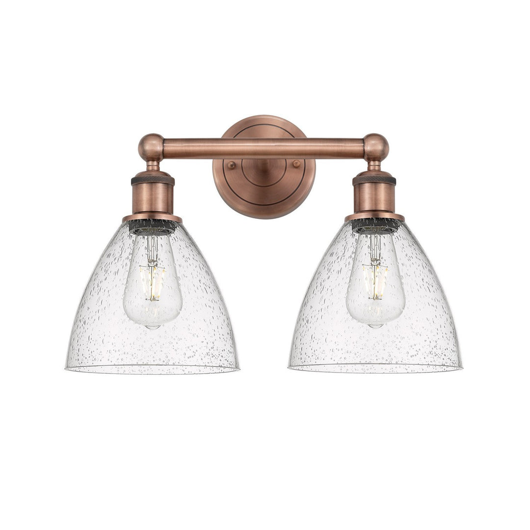 Innovations Edison 616-2W-AC-GBD-754 Bath Vanity Light 17 in. wide - Antique Copper