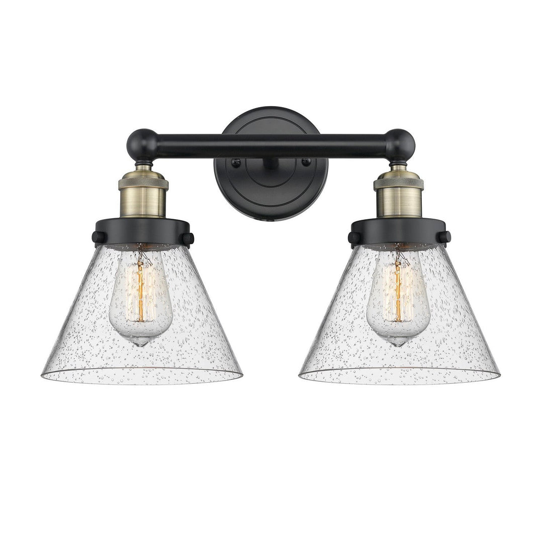 Innovations Edison 616-2W-BAB-G44 Bath Vanity Light 16 in. wide - Black Antique Brass