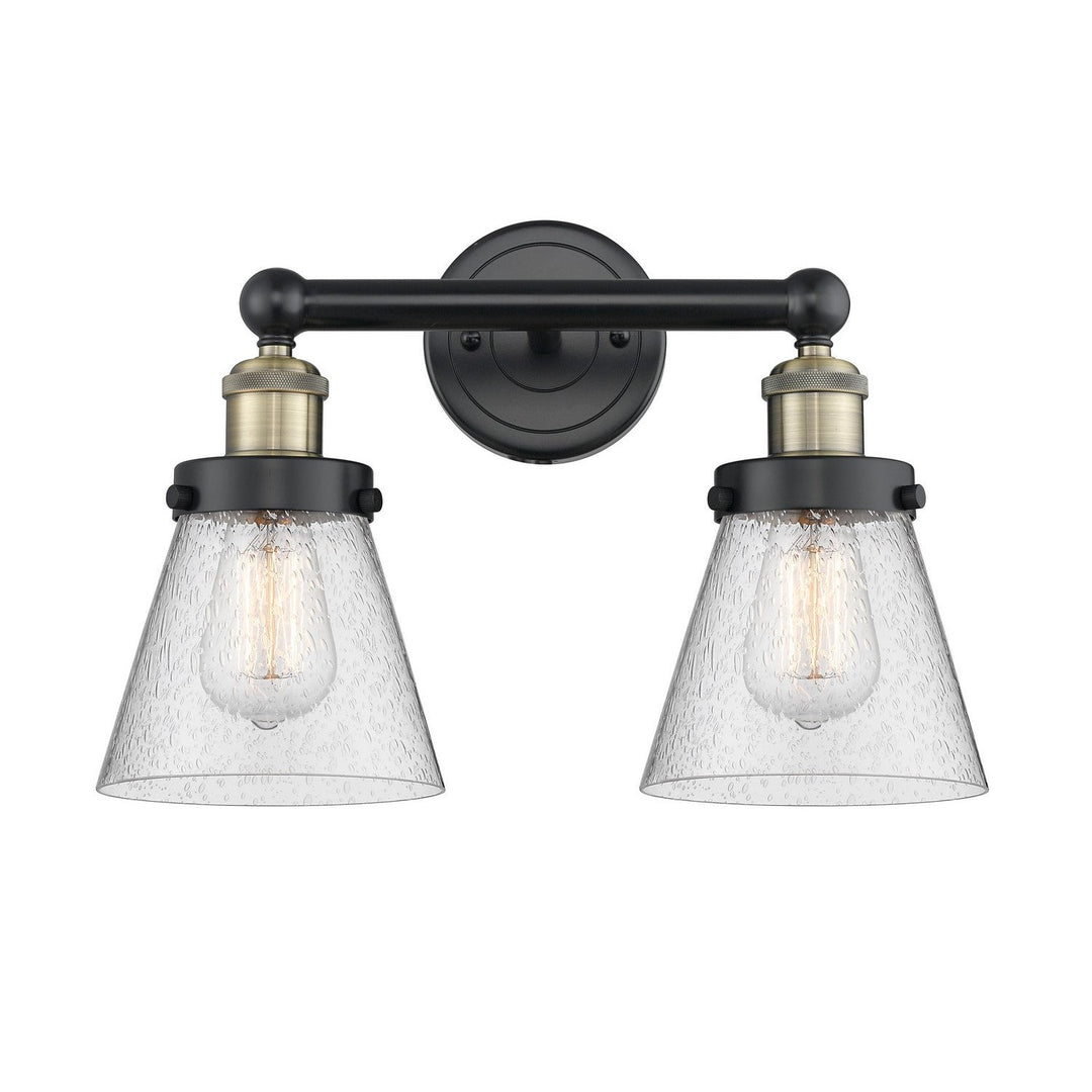 Innovations Edison 616-2W-BAB-G64 Bath Vanity Light 16 in. wide - Black Antique Brass