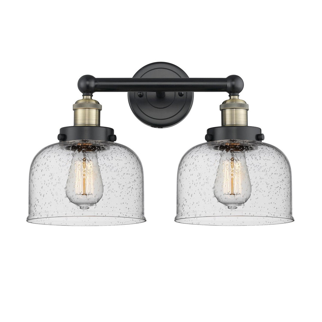 Innovations Edison 616-2W-BAB-G74 Bath Vanity Light 16 in. wide - Black Antique Brass